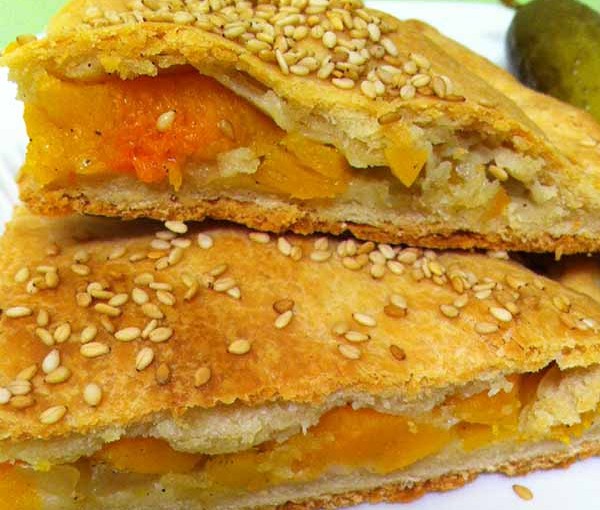 Пирог с тыквой и морковью