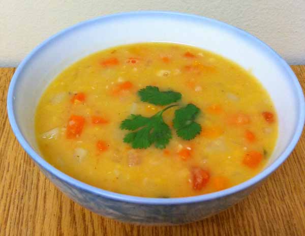 Суп гороховый постный