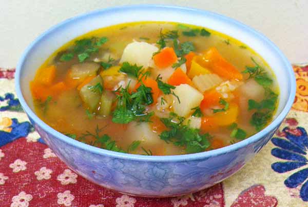 Рассольник постный