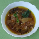 Постный грибной суп