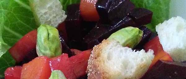 Винегрет постный с фисташками