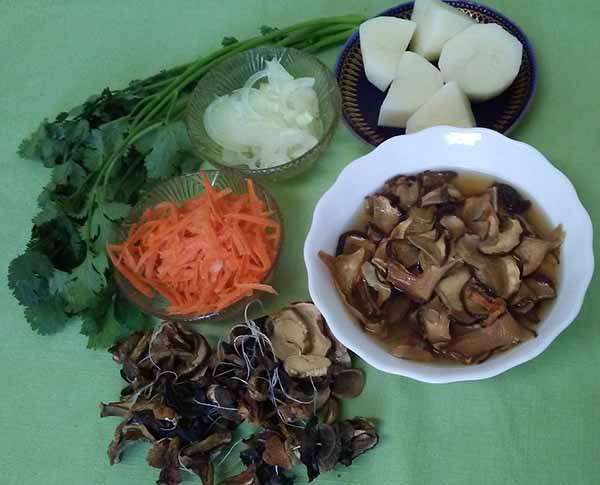 заготовка для грибного супа