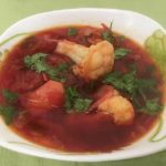 Борщ постный с цветной капустой