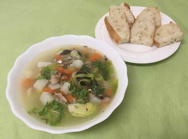 Суп рыбный-солянка