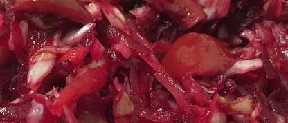 Винегрет из квашенной капусты с грибами